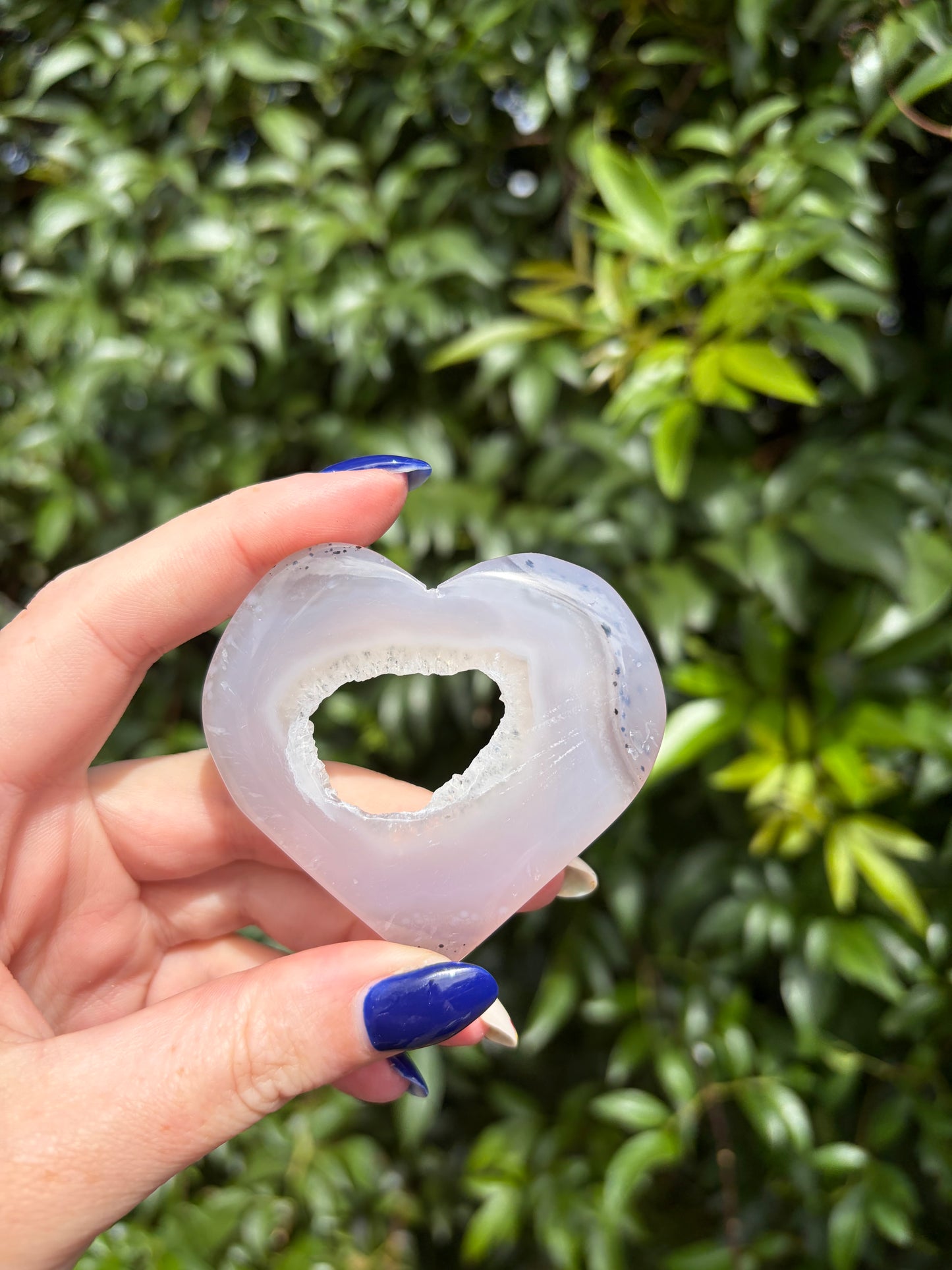 Druzy Agate Heart A