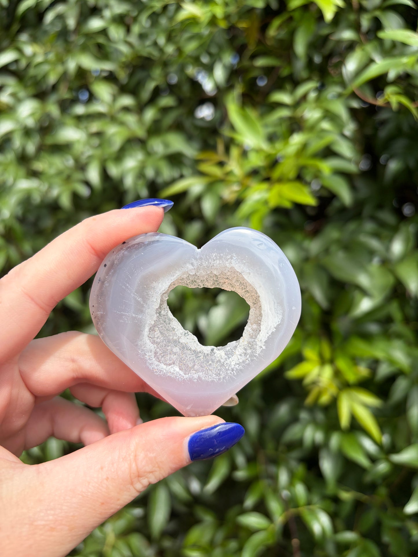 Druzy Agate Heart A