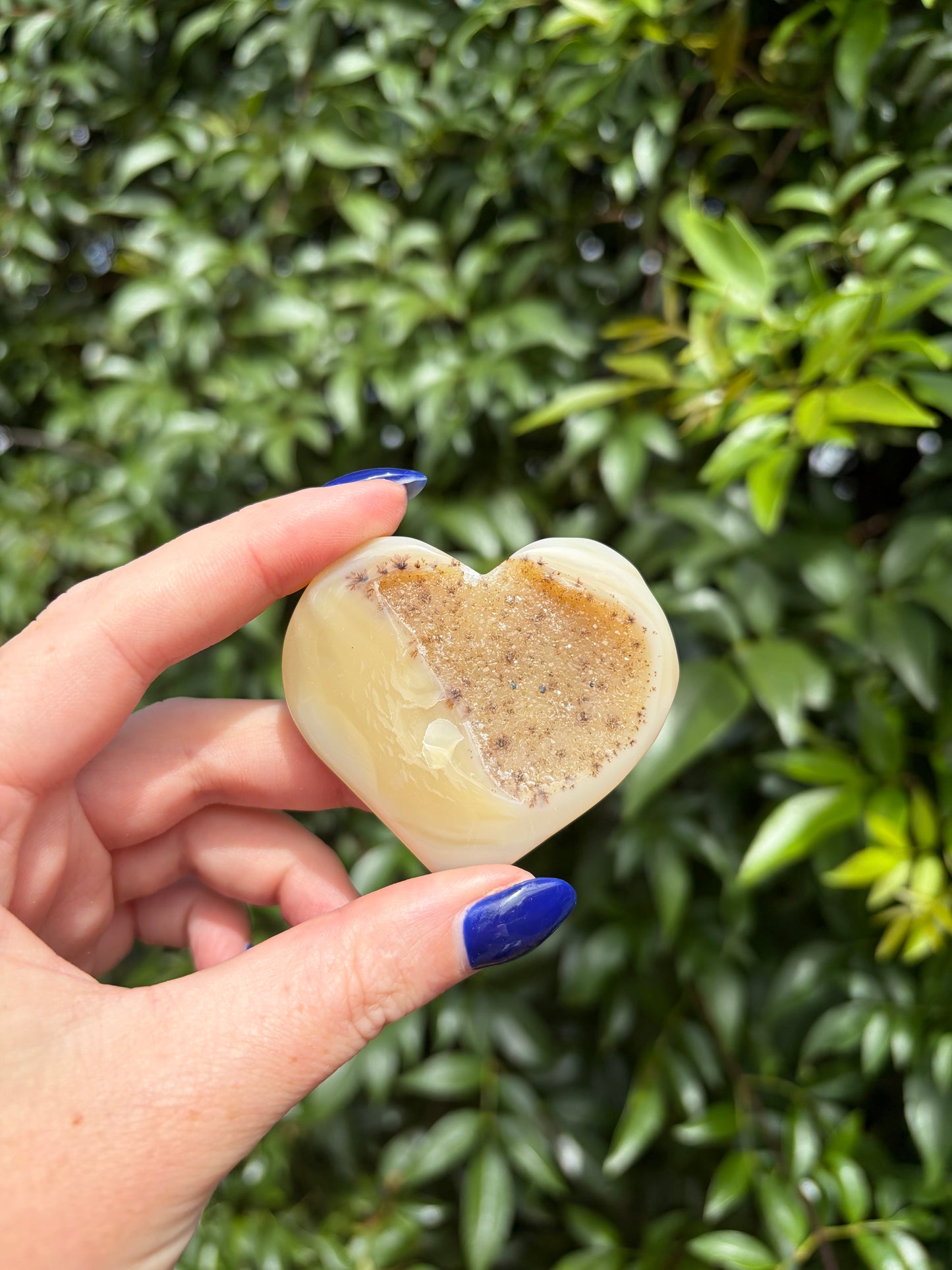 Druzy Agate Small Heart C