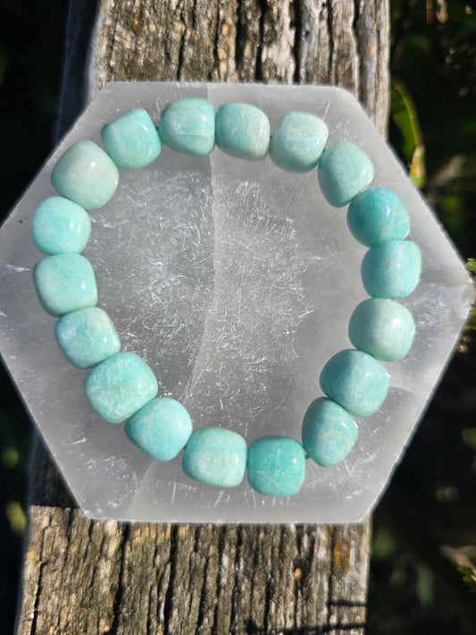 Amazonite | Nugget Bead Bracelet