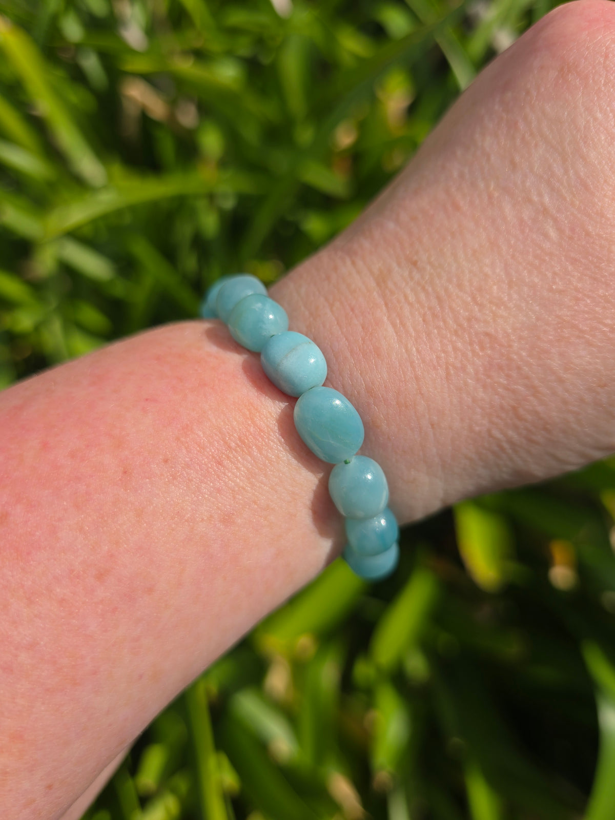 Amazonite | Nugget Bead Bracelet 10 mm
