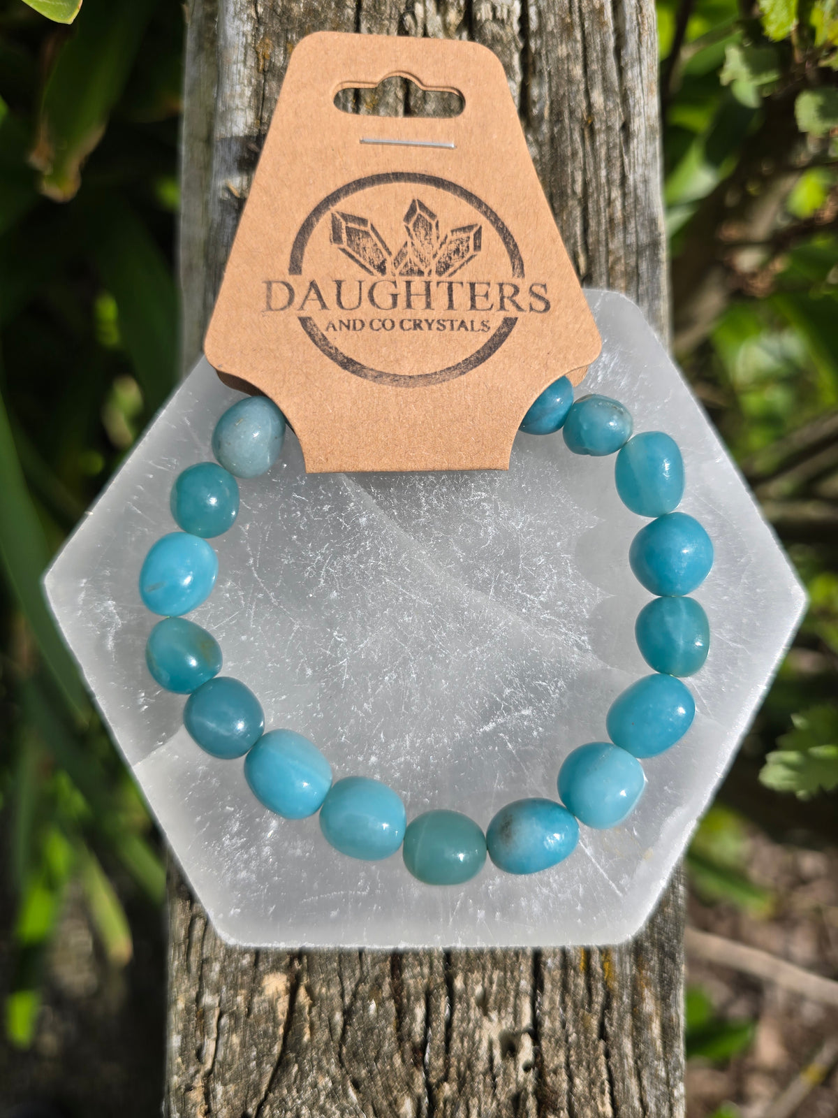 Amazonite | Nugget Bead Bracelet 10 mm