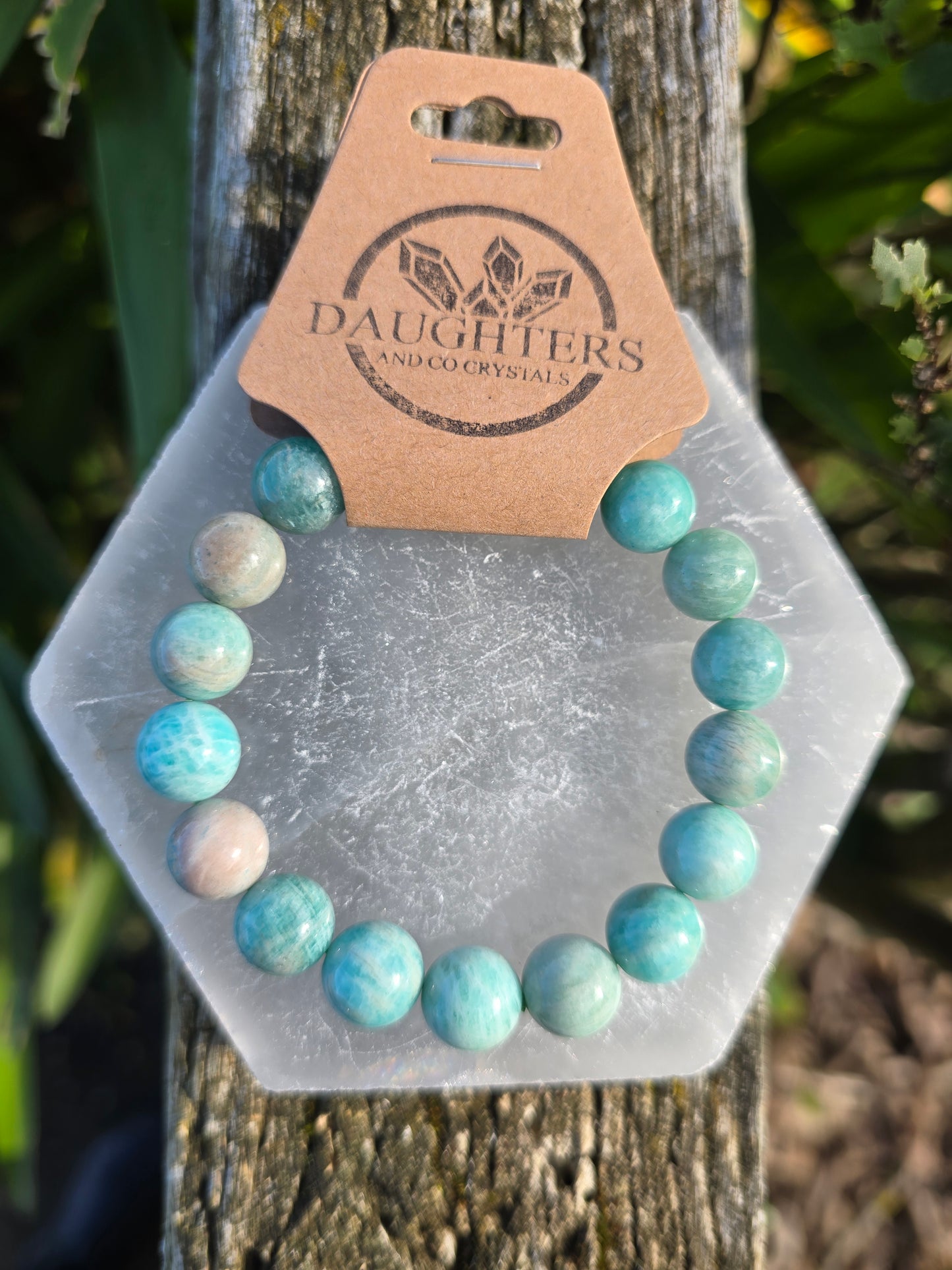 Amazonite | Round Bead Bracelet 10 mm