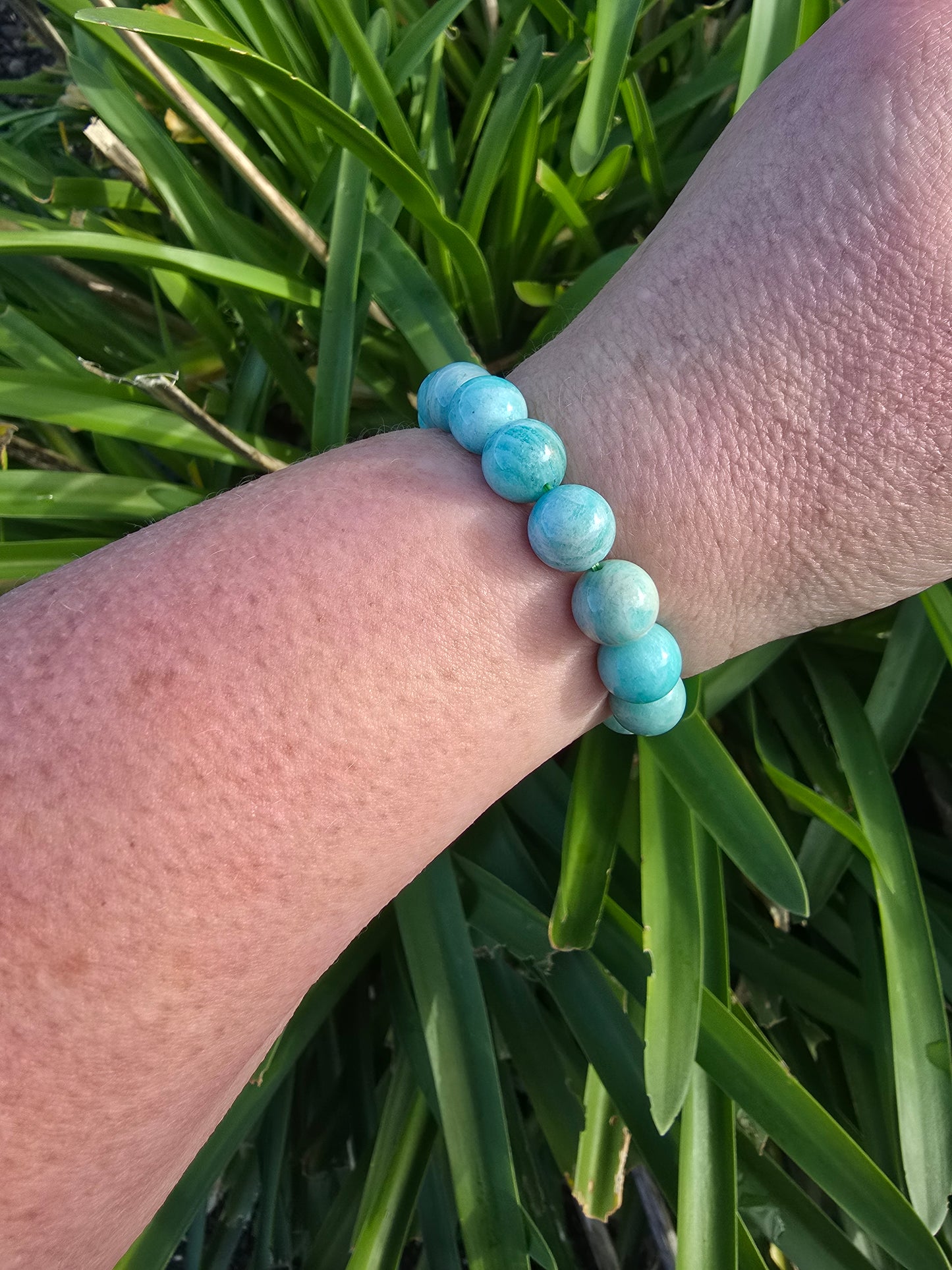 Amazonite | Round Bead Bracelet 10 mm