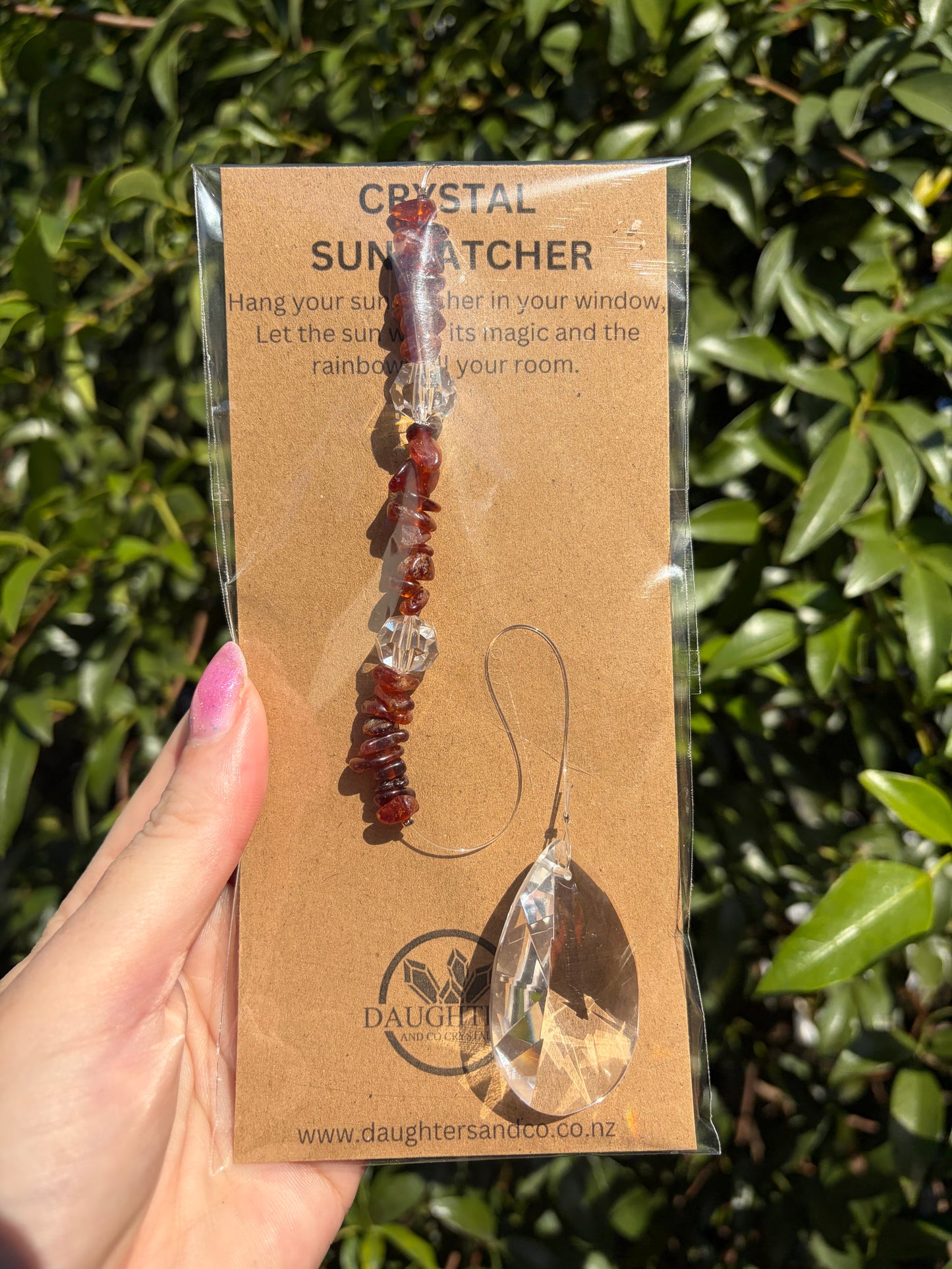 Amber | Tear Drop Sun Catcher