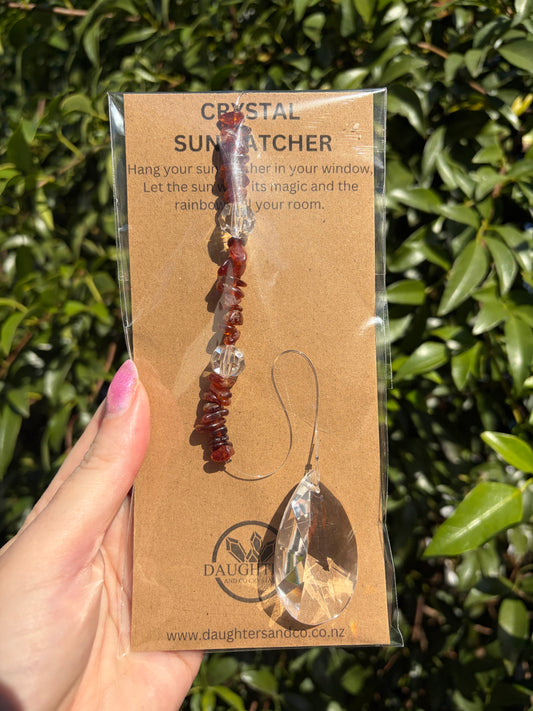 Amber | Tear Drop Sun Catcher