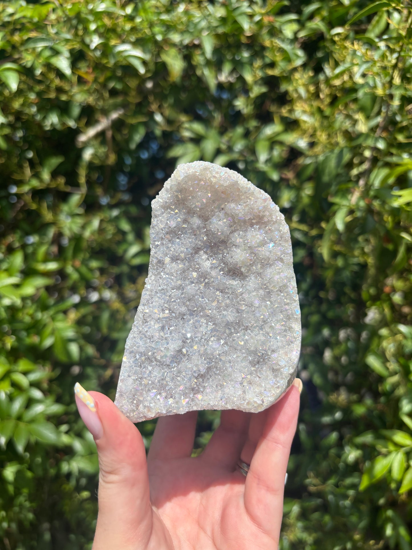 Aura Amethyst Flat Base A