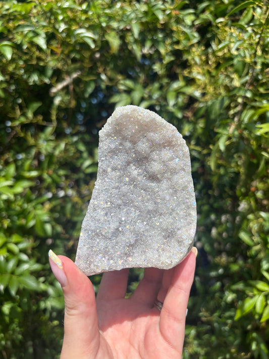 Aura Amethyst Flat Base A