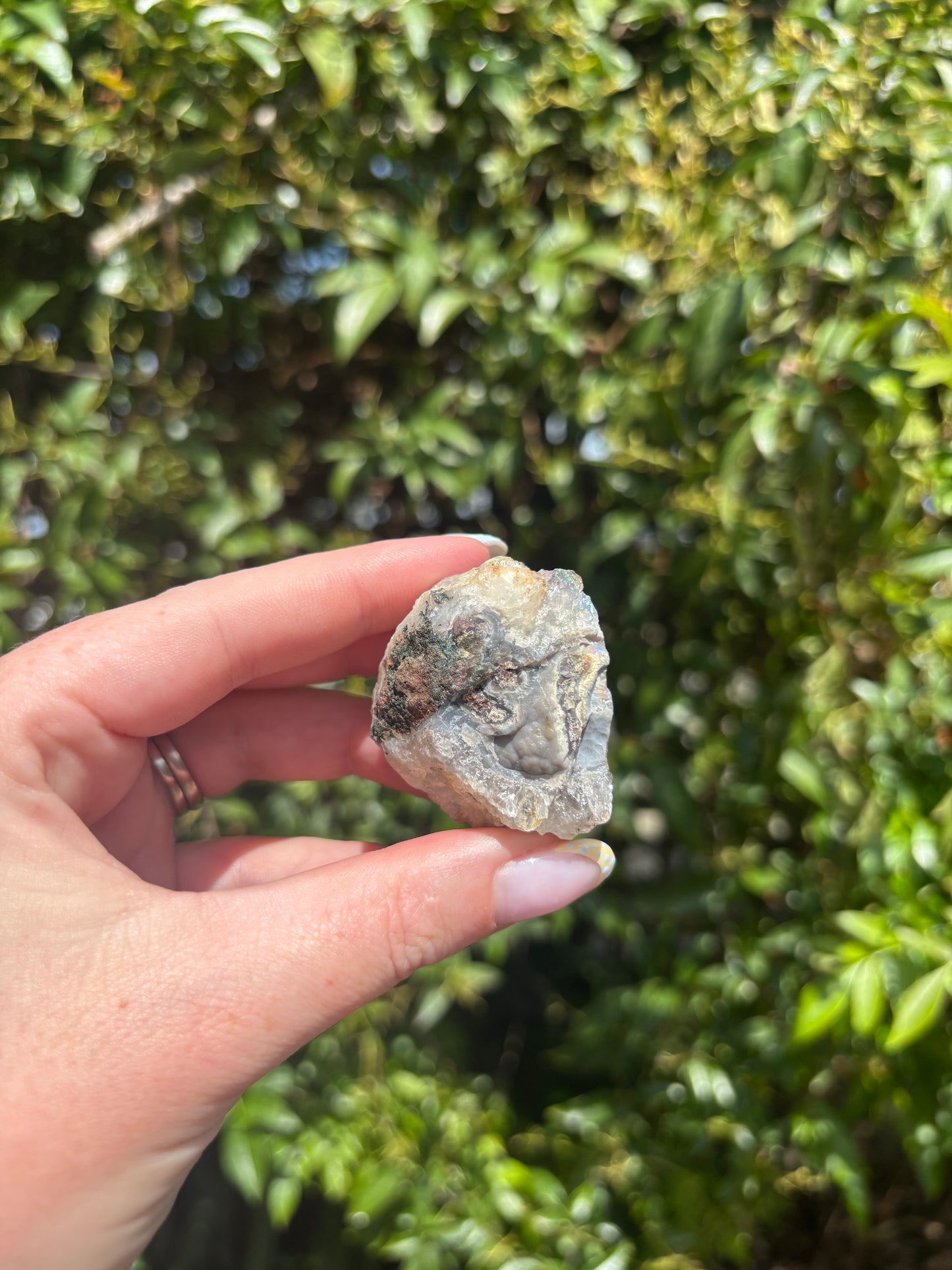 Aura Amethyst Druze Piece A