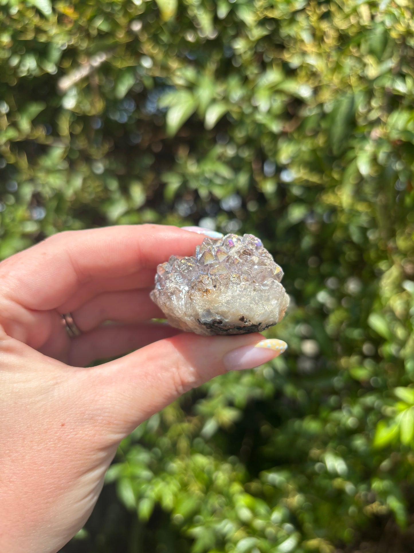 Aura Amethyst Druze Piece A