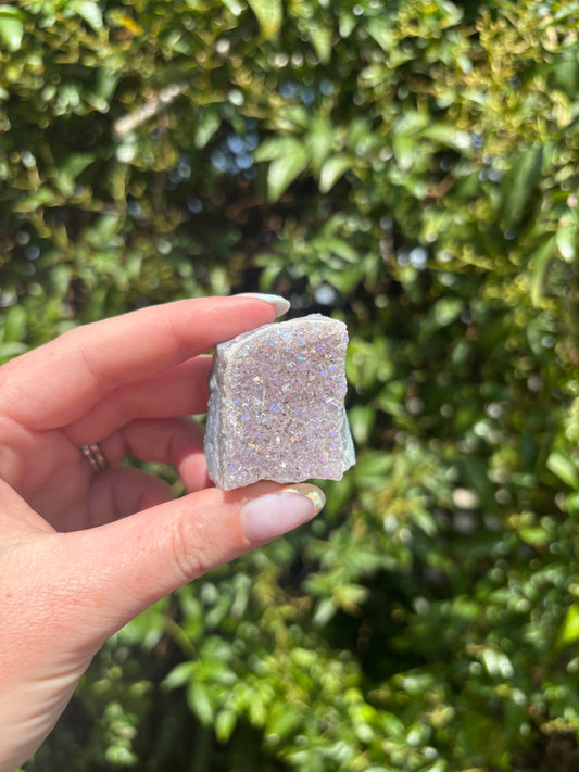 Aura Amethyst Druze Piece B