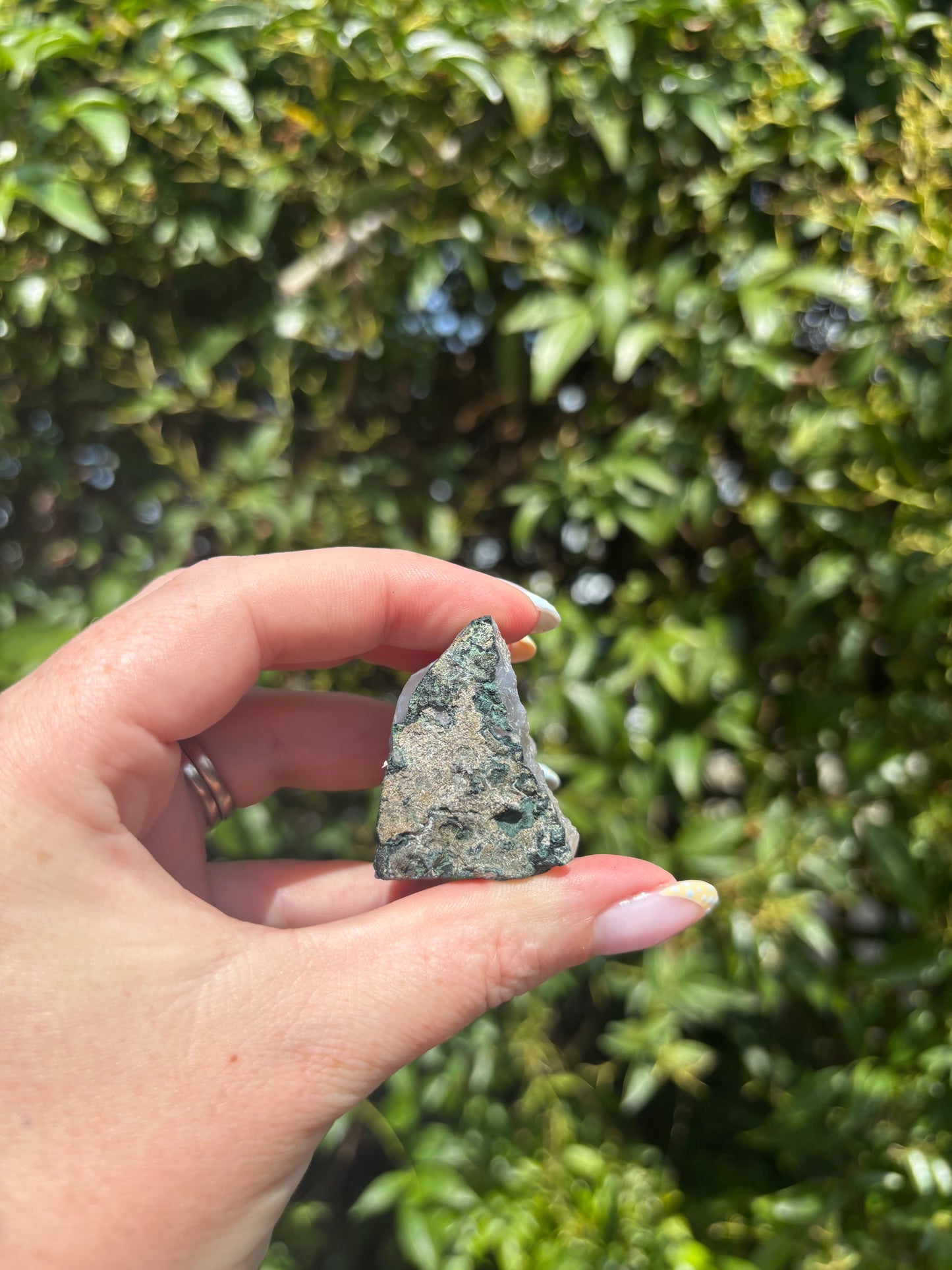 Aura Amethyst Druze Piece F