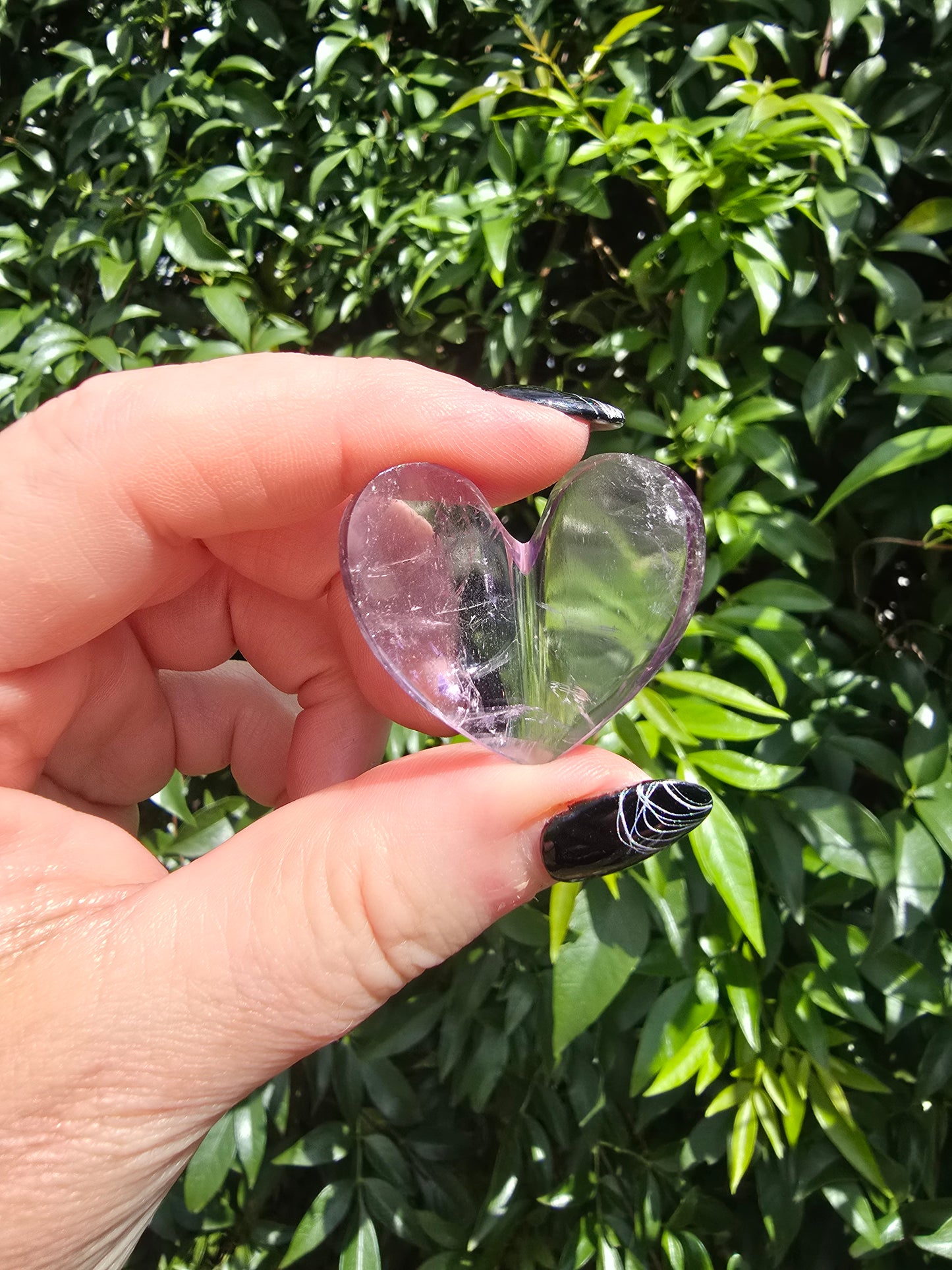 Amethyst 3D Small Heart