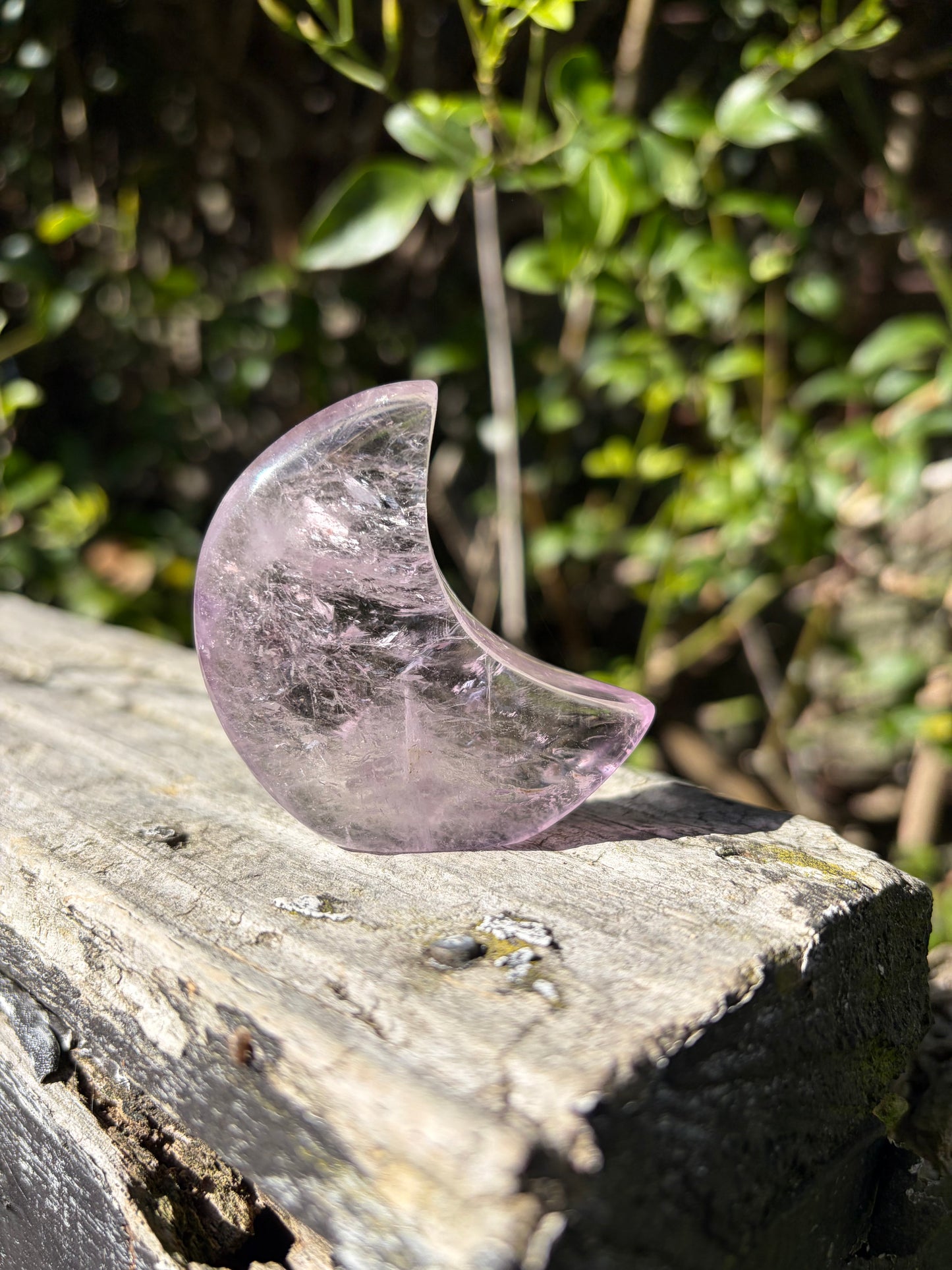 Amethyst Self Standing Moon A