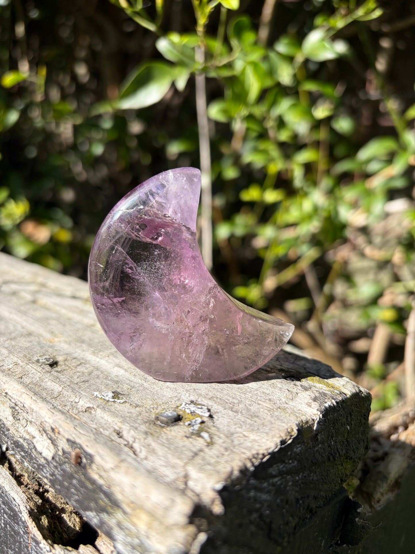 Amethyst Self Standing Moon C