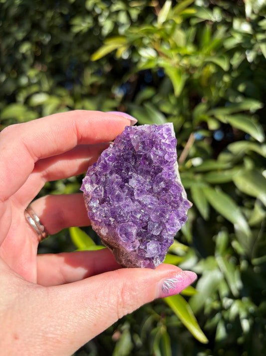 Amethyst Druzy Piece D