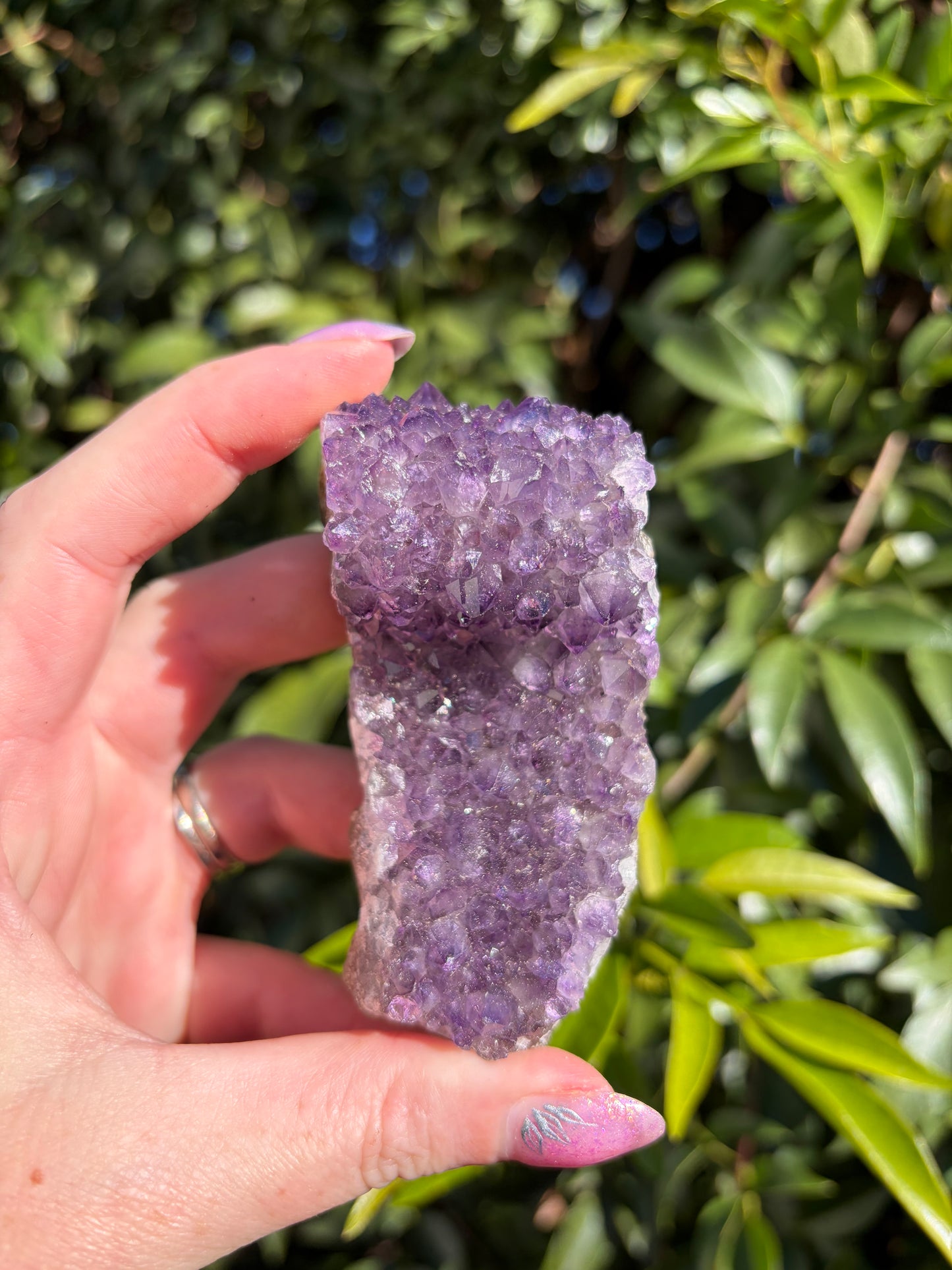 Amethyst Druzy Piece F