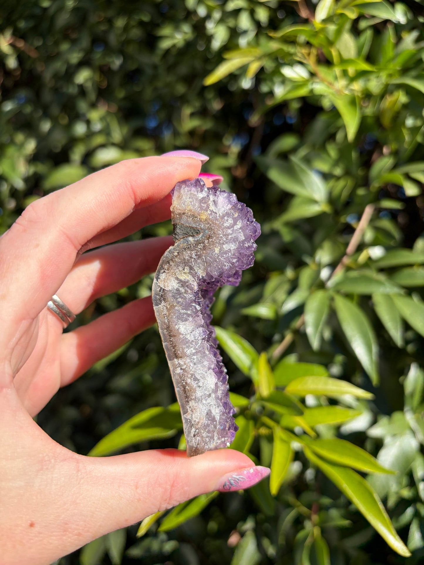 Amethyst Druzy Piece F