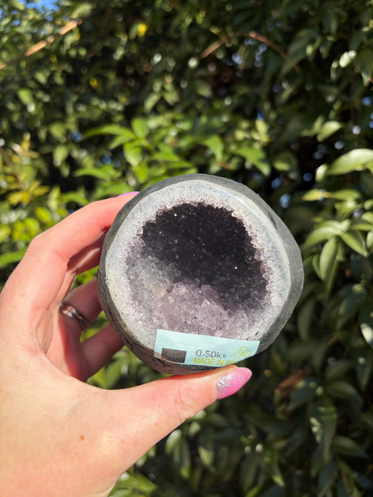 Amethyst Geode/Cave Flat Base A