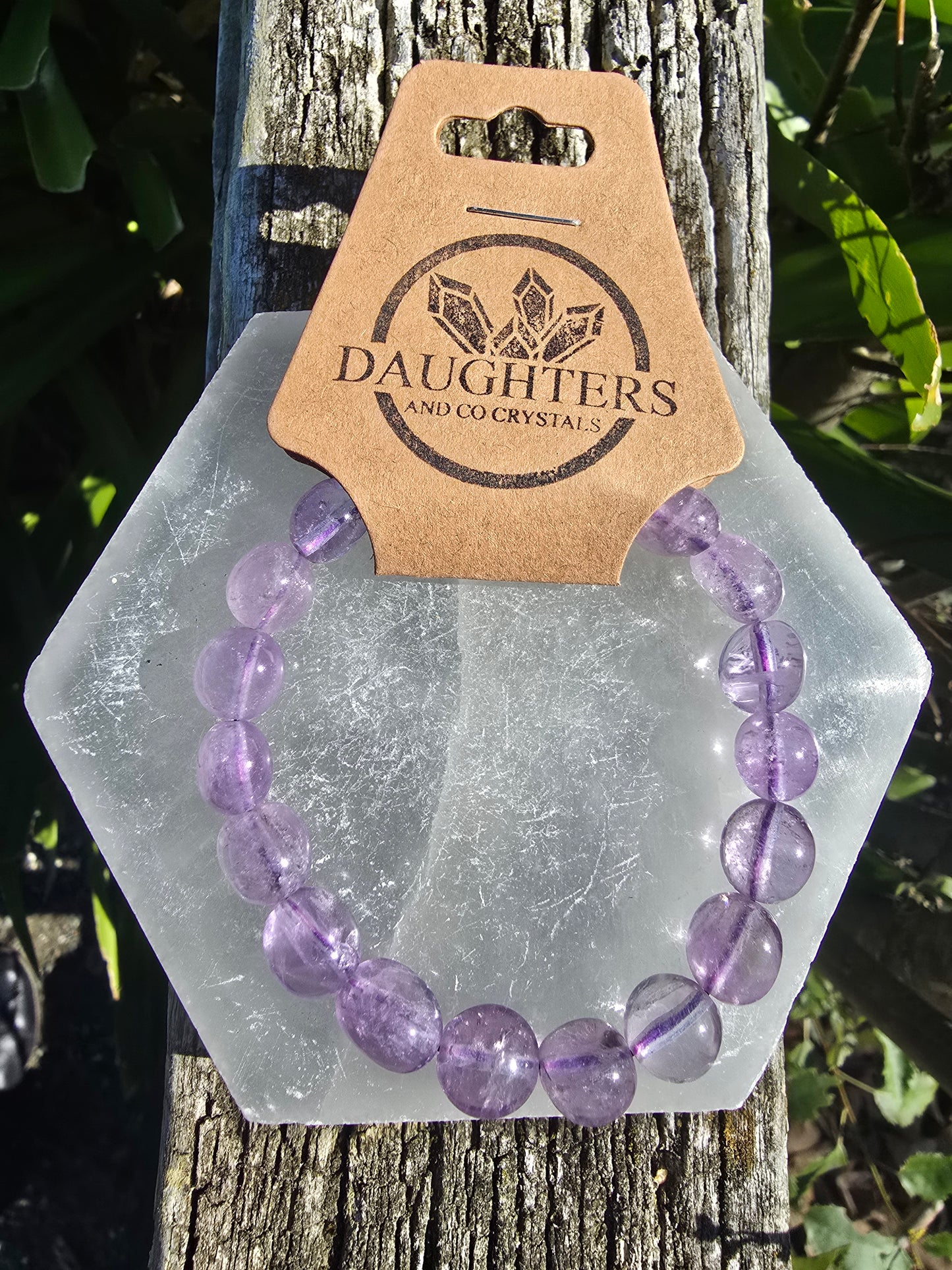 Amethyst | Nugget Bead Bracelet