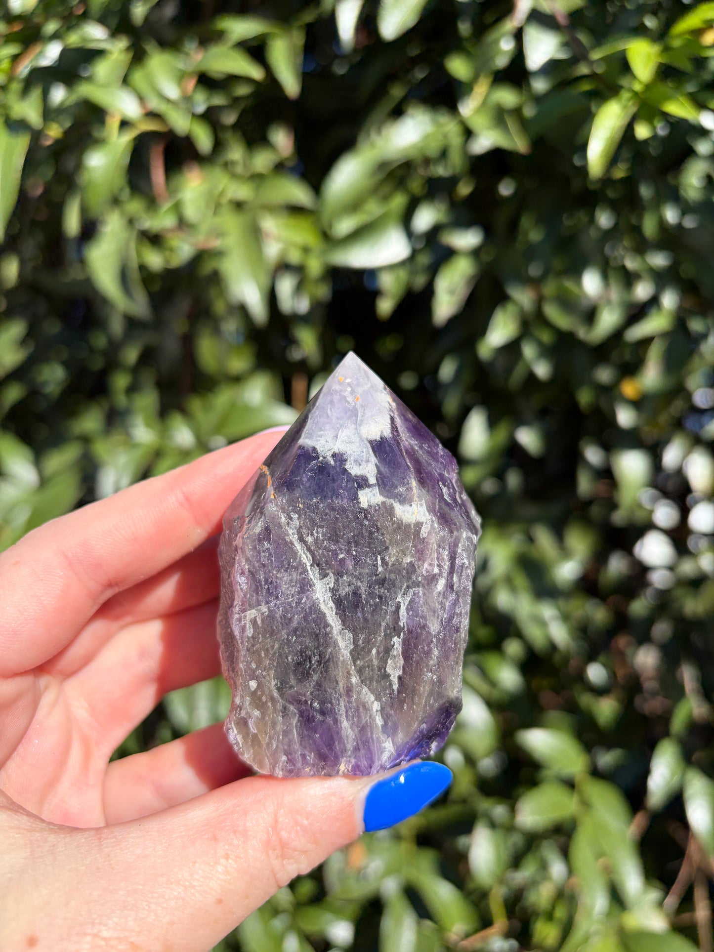 Amethyst Semi Polished Point A