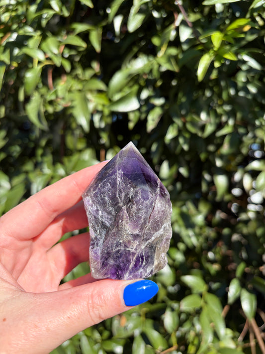 Amethyst Semi Polished Point A