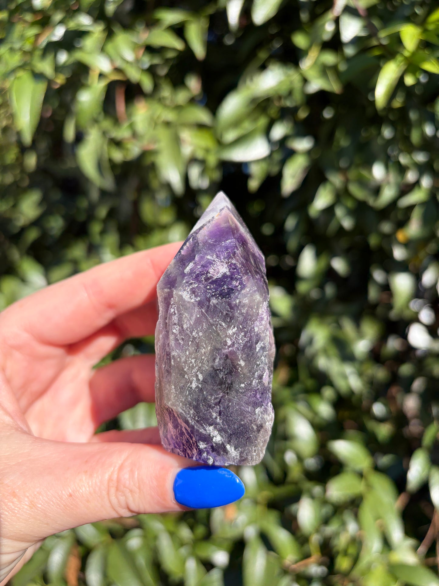 Amethyst Semi Polished Point A