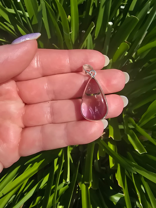 Ametrine | Polished Sterling Silver Pendant F