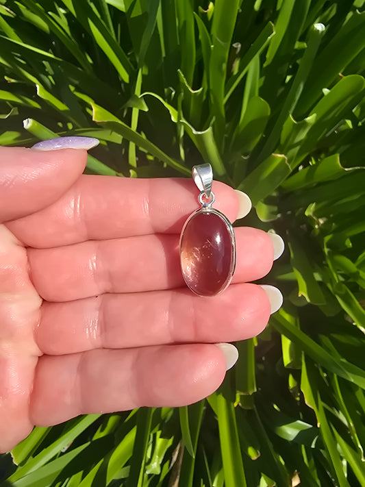 Ametrine | Polished Sterling Silver Pendant G