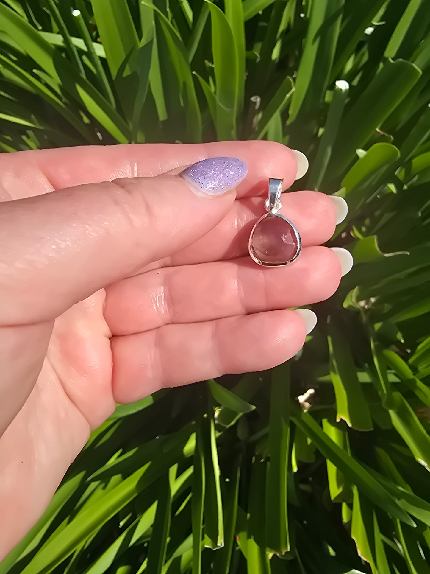 Ametrine | Rose Cut Sterling Silver Pendant E