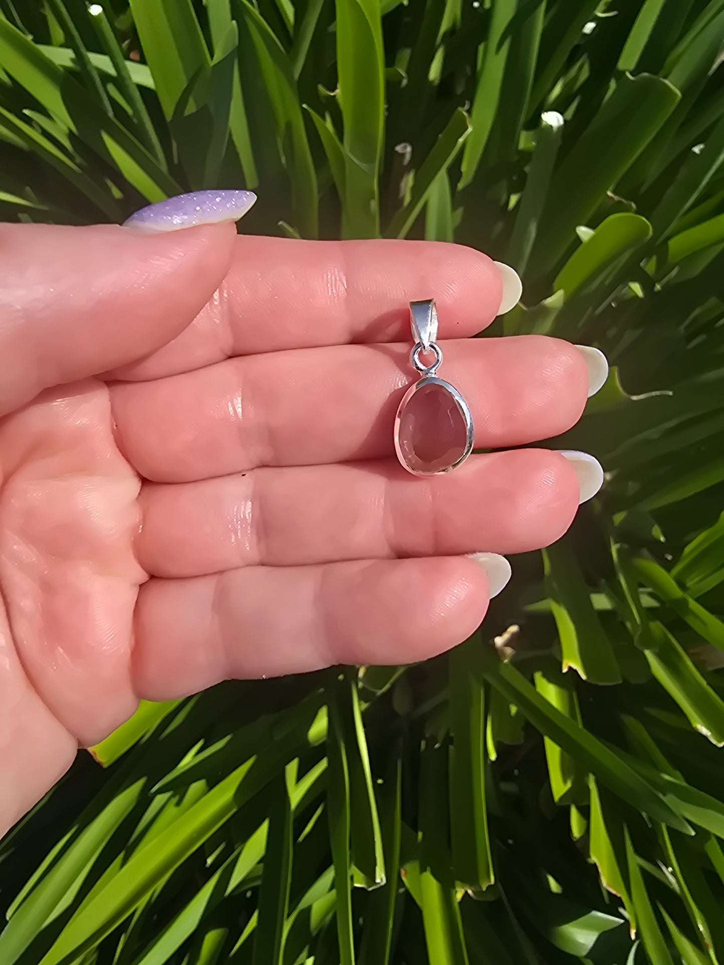 Ametrine | Rose Cut Sterling Silver Pendant D