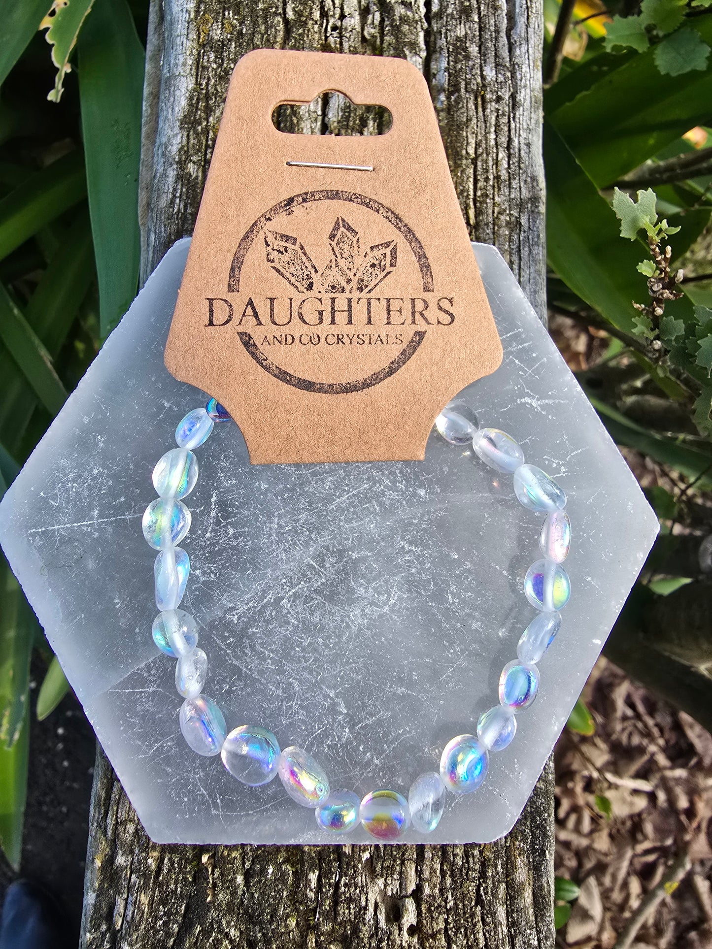 Angel Aura | Nugget Bead Bracelet 8 mm