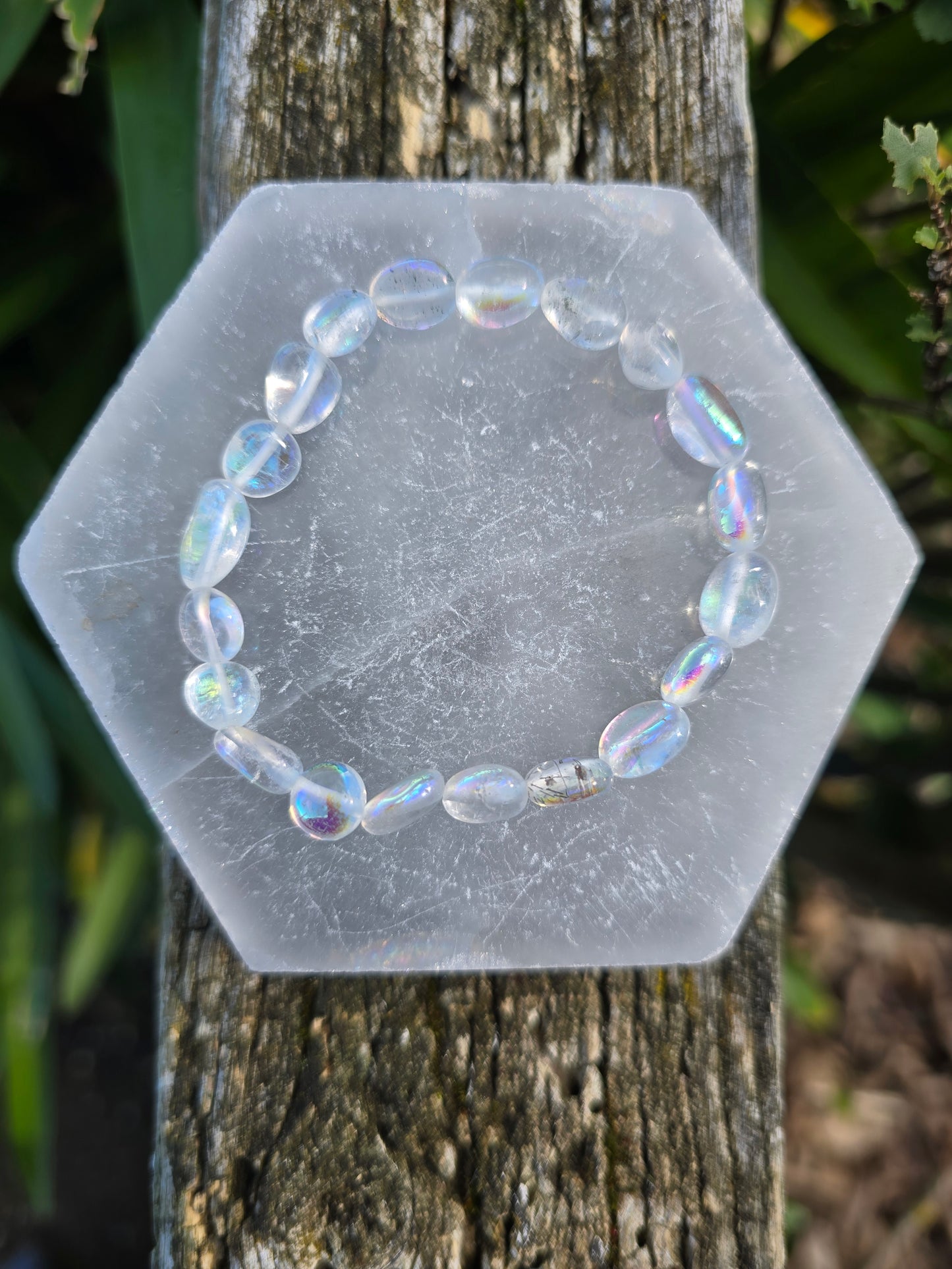 Angel Aura | Nugget Bead Bracelet 8 mm
