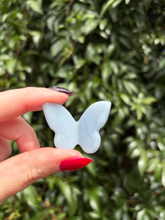 Angelite 3D Medium Butterfly A