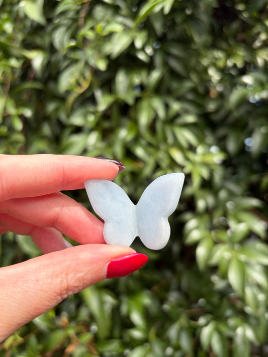 Angelite 3D Medium Butterfly B