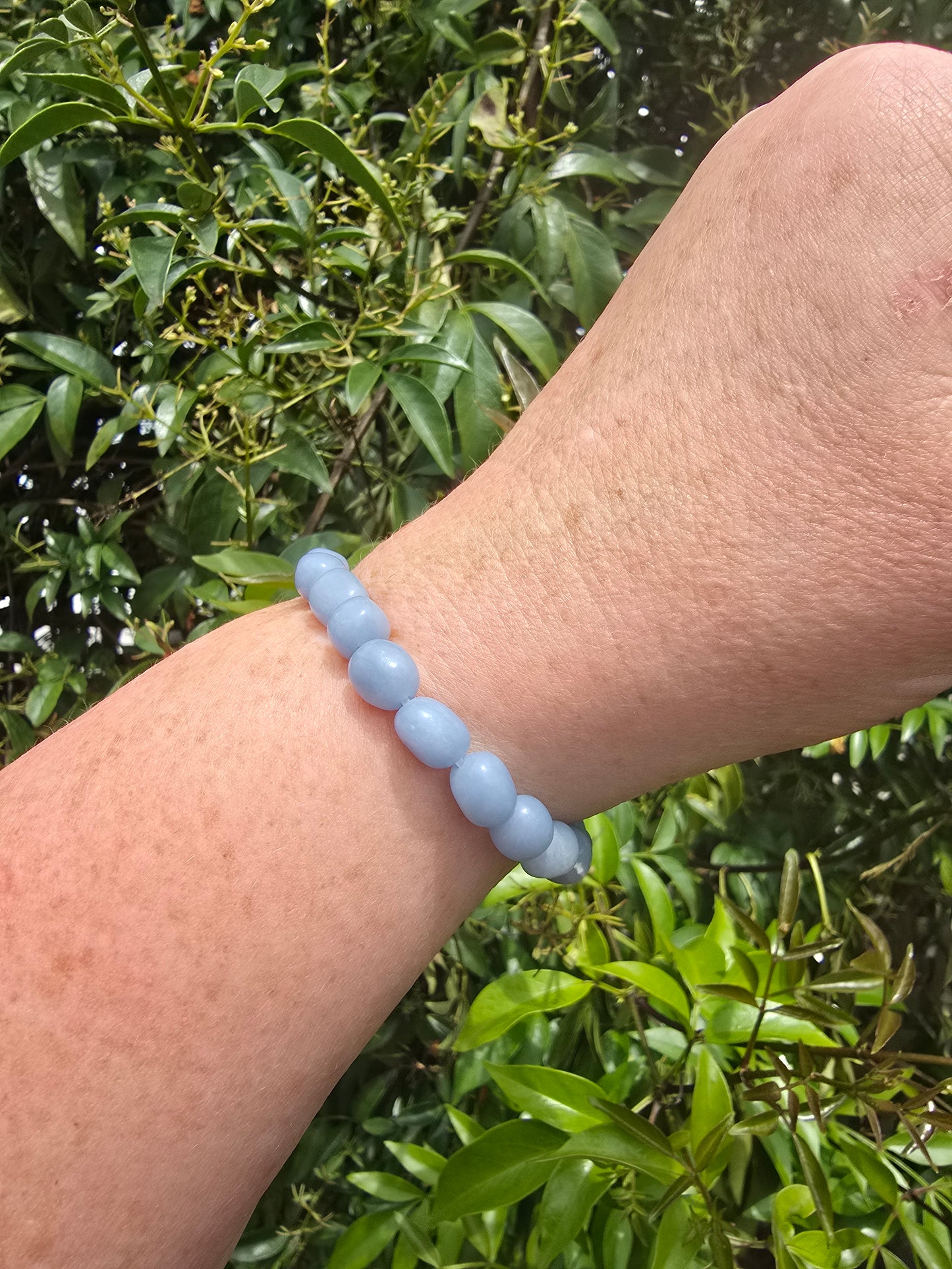 Angelite | Nugget Bead Bracelet
