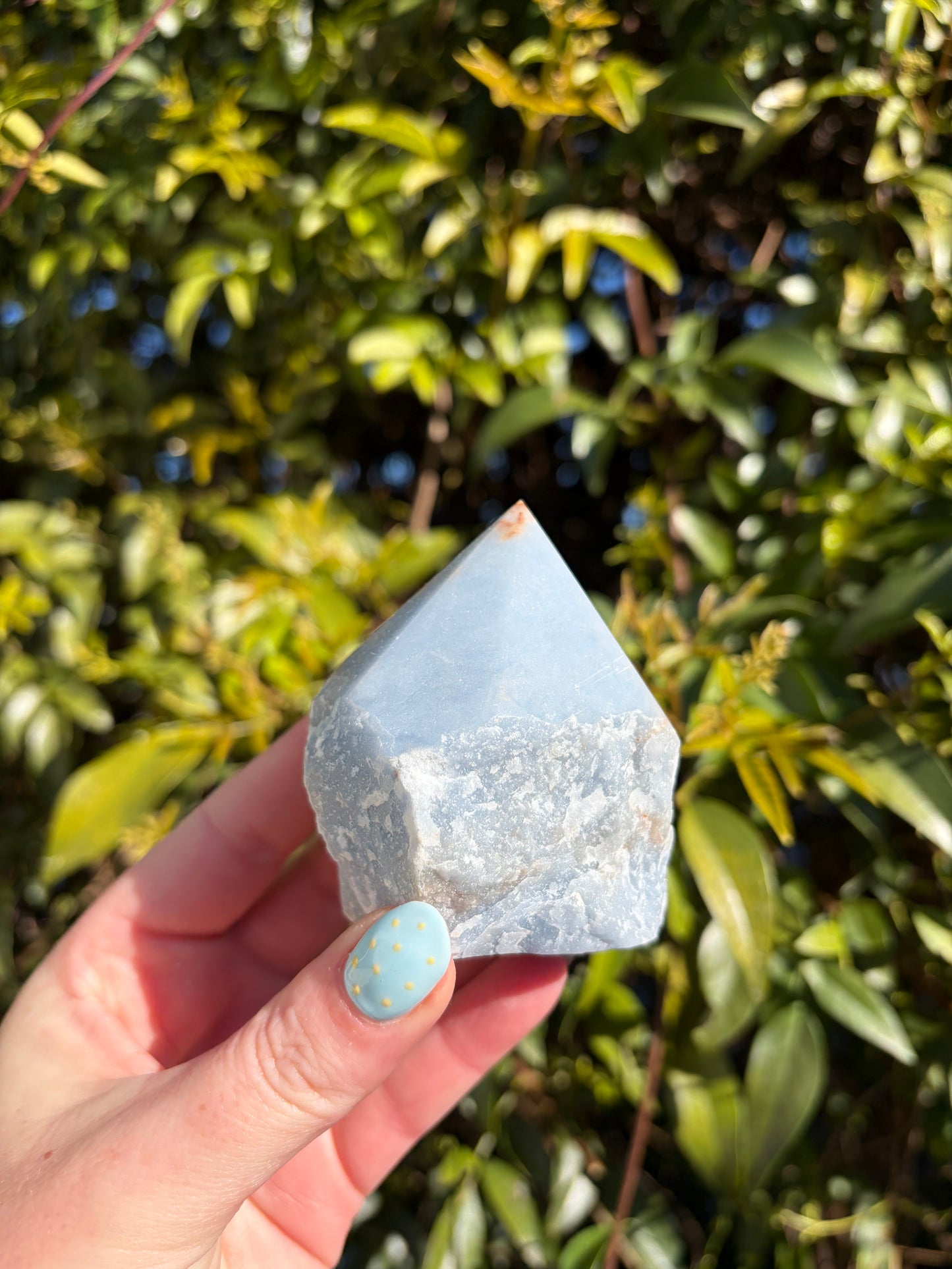 Angelite Semi Polished Point A
