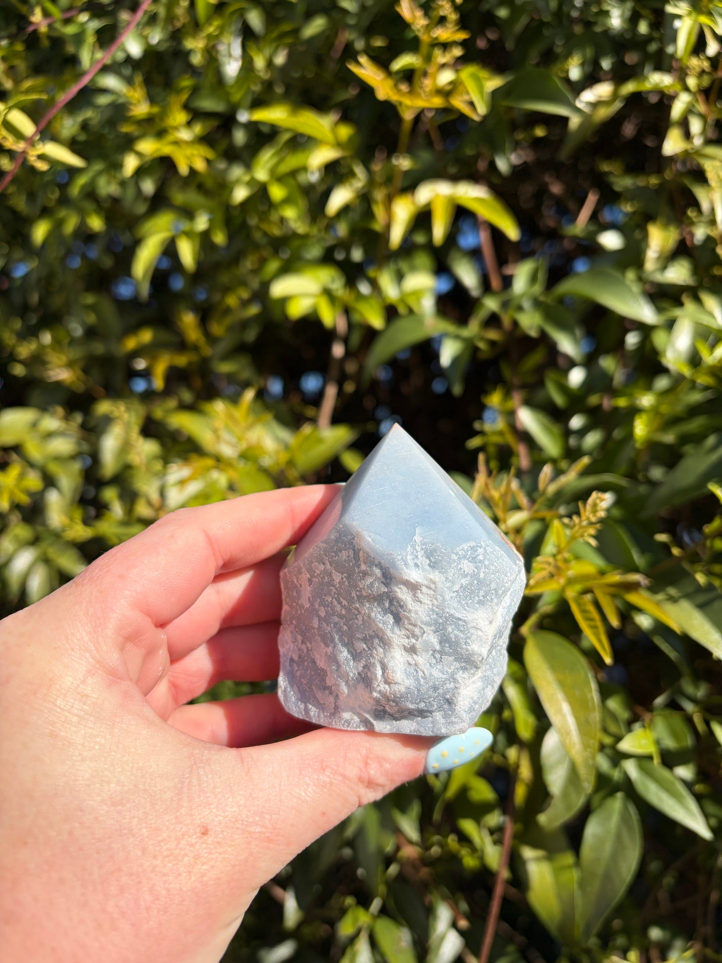 Angelite Semi Polished Point A