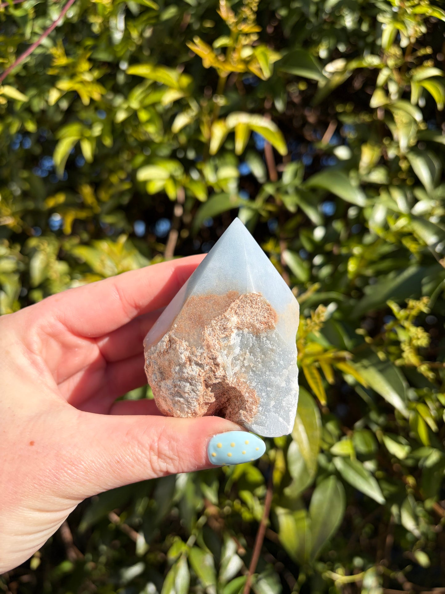 Angelite Semi Polished Point B