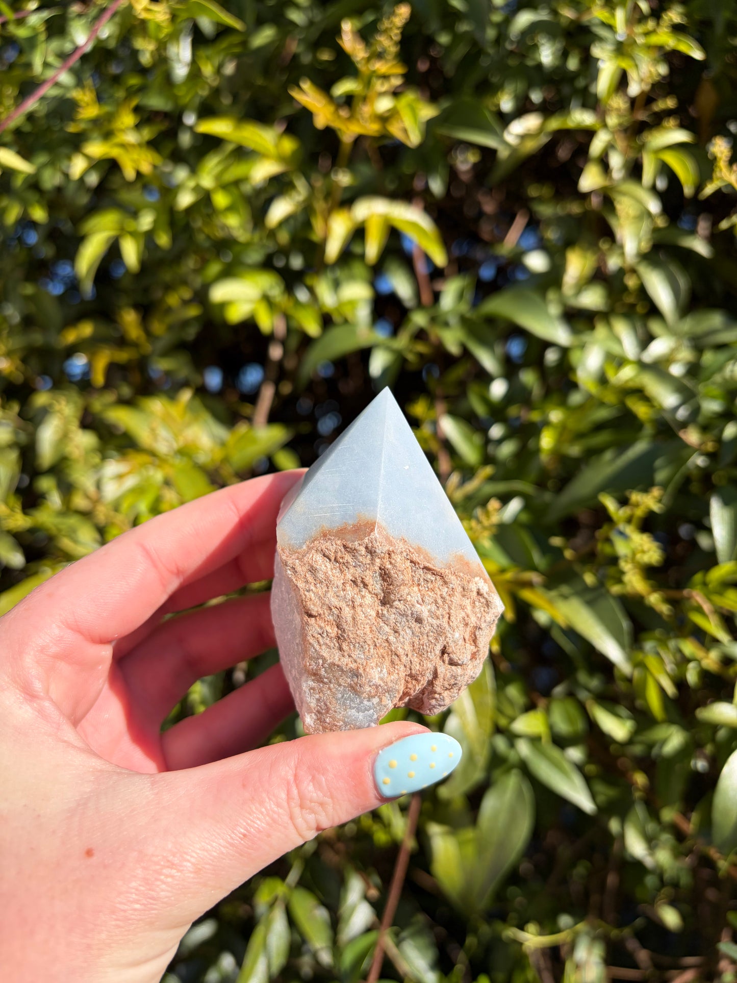 Angelite Semi Polished Point B