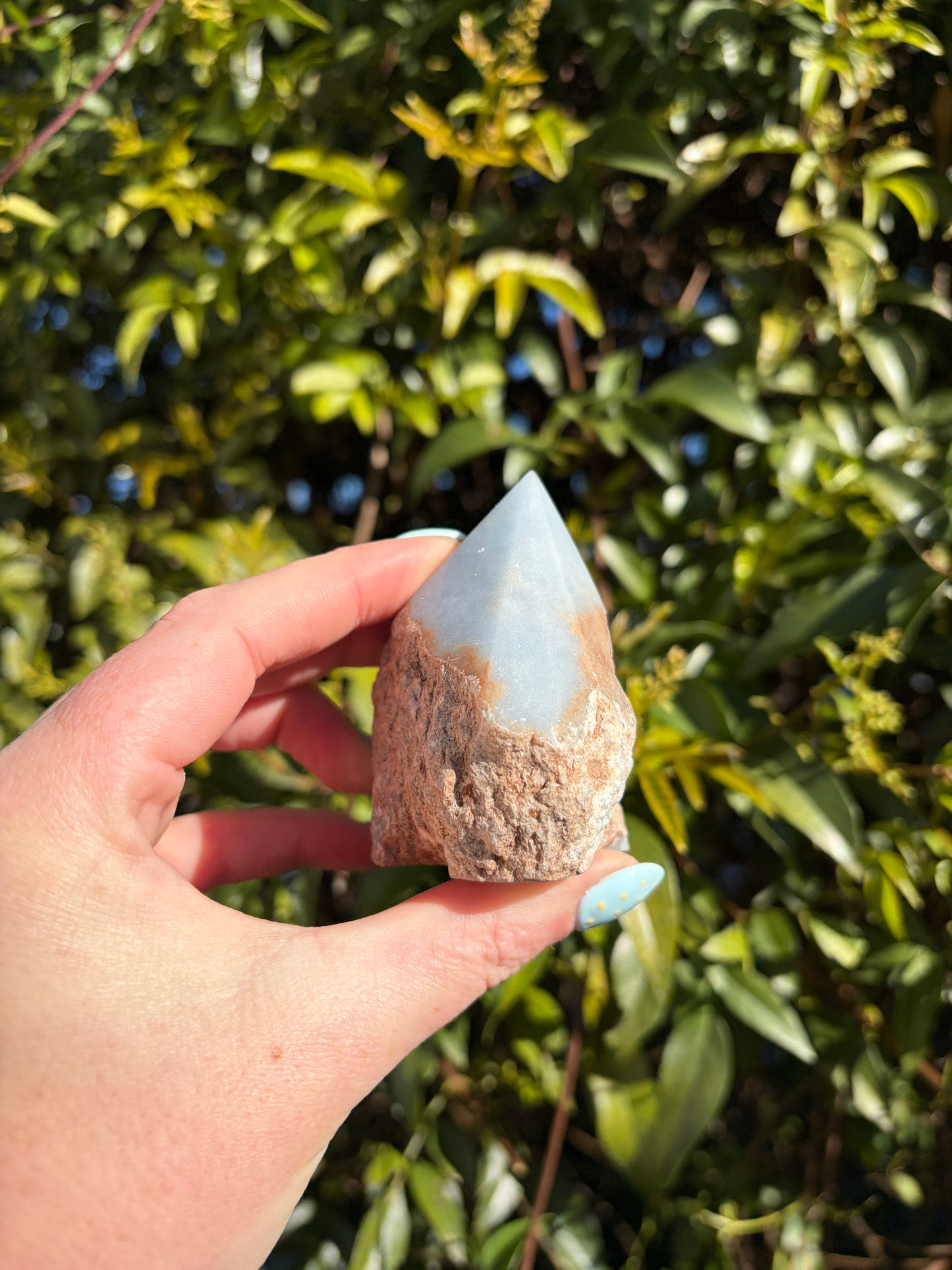 Angelite Semi Polished Point B