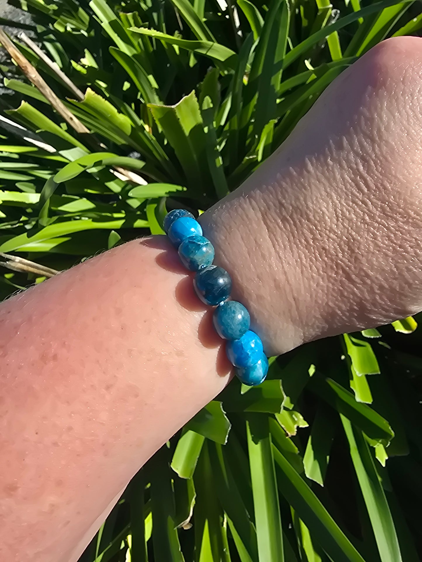 Apatite | Round Bead Bracelet