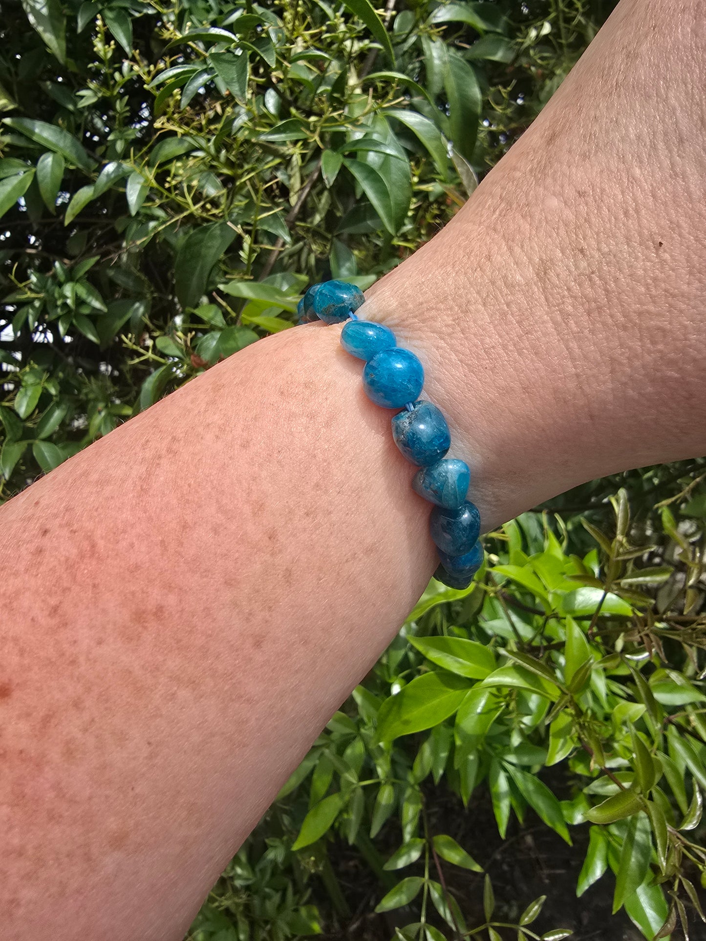 Apatite | Nugget Bead Bracelet