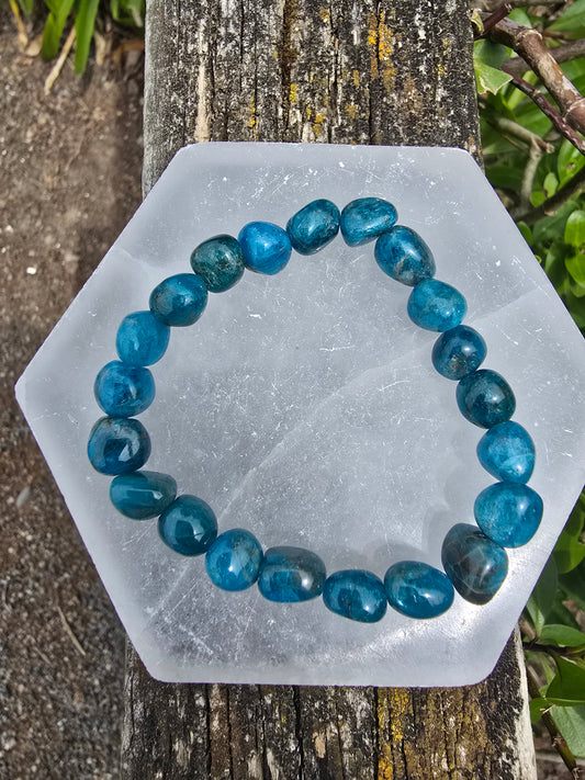 Apatite | Nugget Bead Bracelet