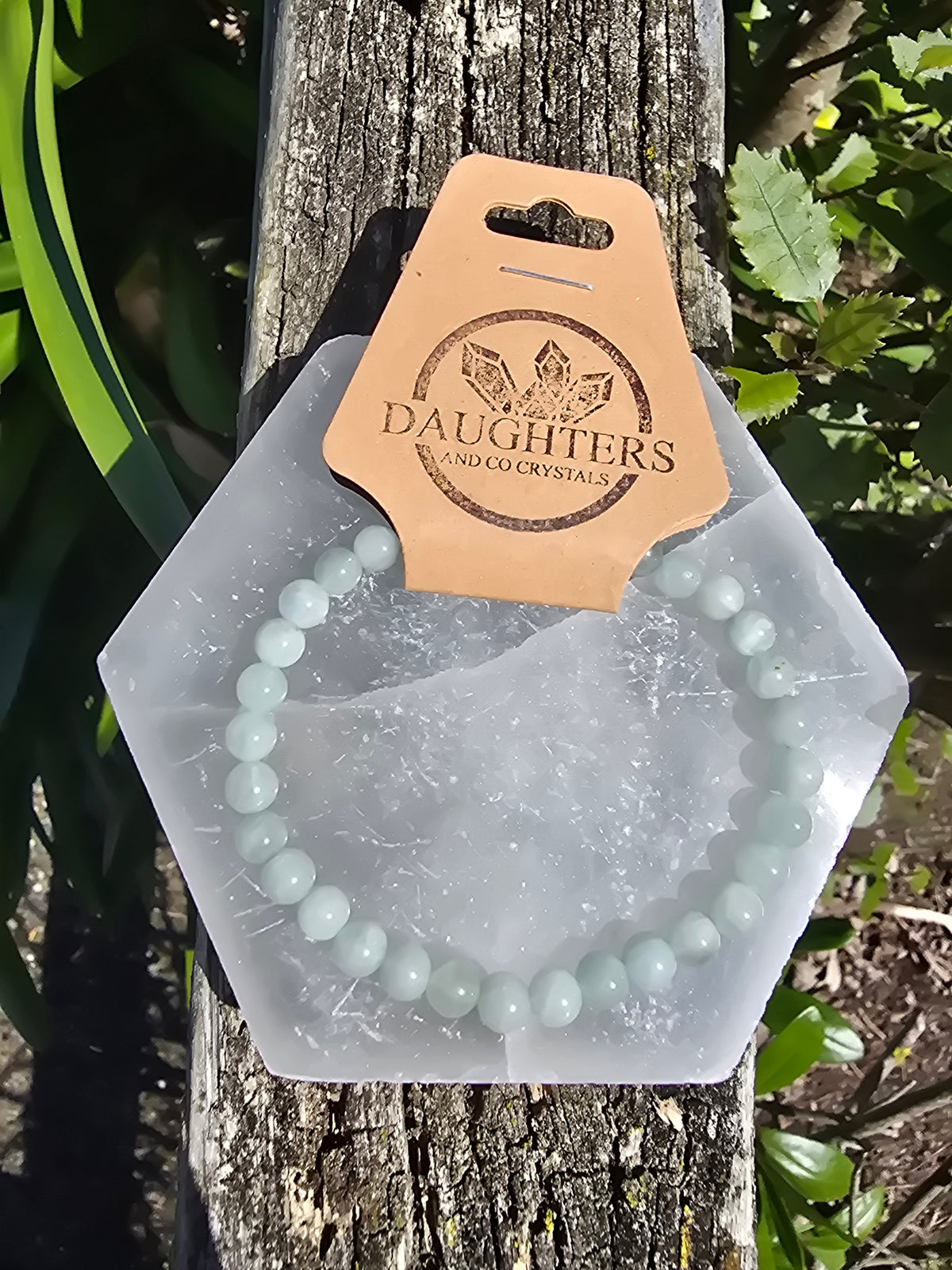 Aquamarine | Round Bead Bracelet 6 mm