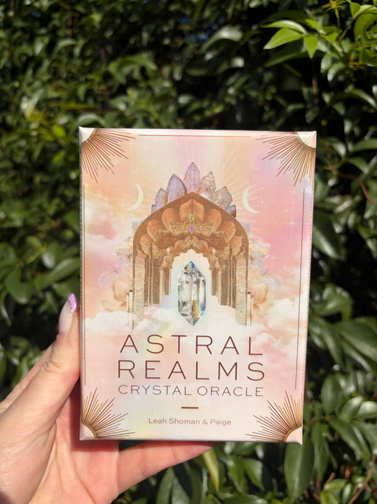 Astral Realms Crystal Oracle Cards