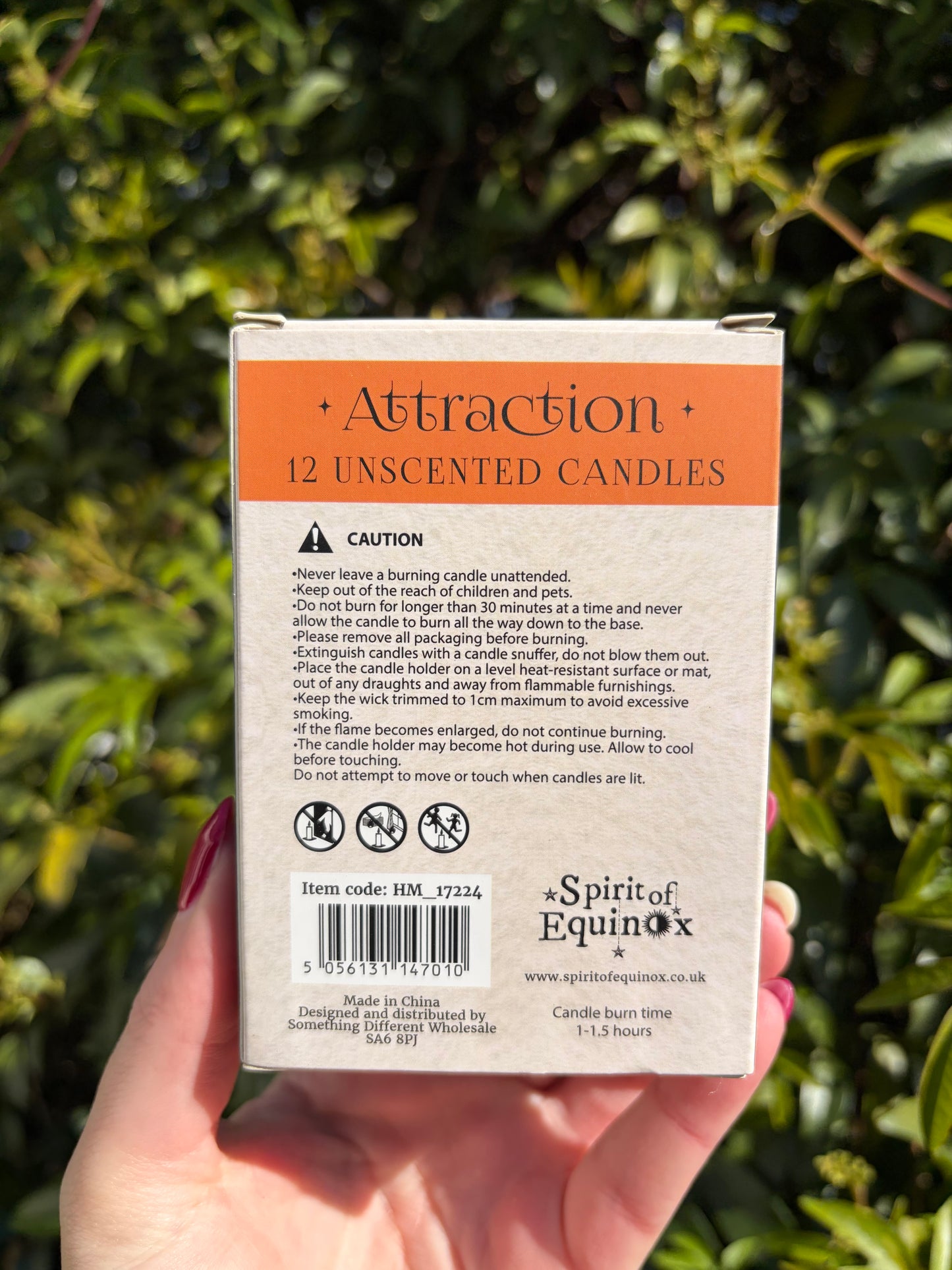 Orange ATTRACTION Spell Candles x12
