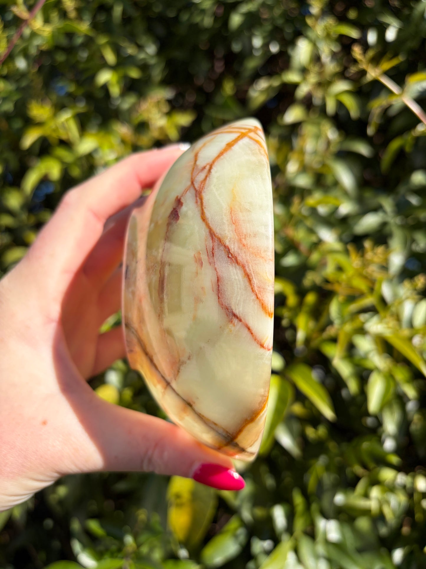 Banded Calcite Large Bowl A