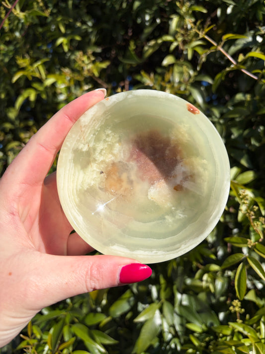 Banded Calcite Medium Bowl A