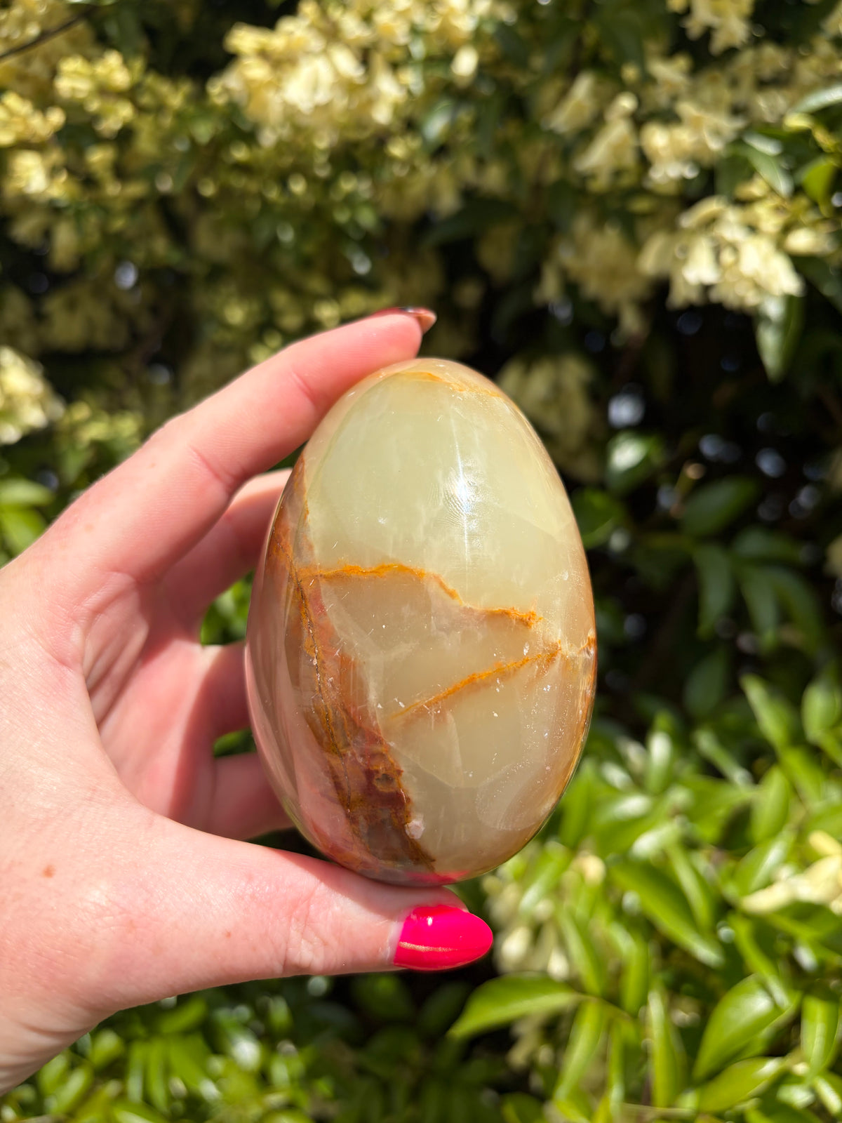 Banded Calcite Medium Egg C